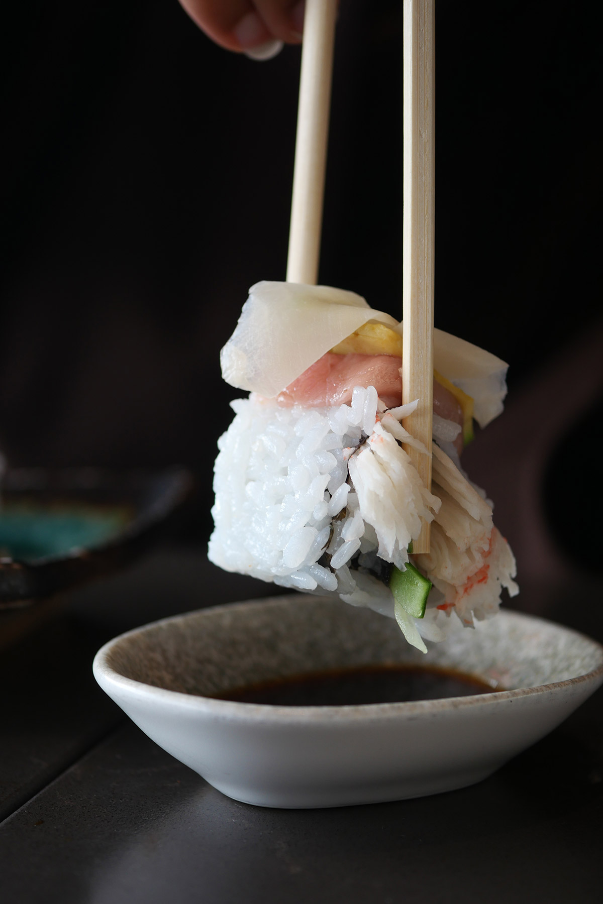 The TSURU counter, set for service.